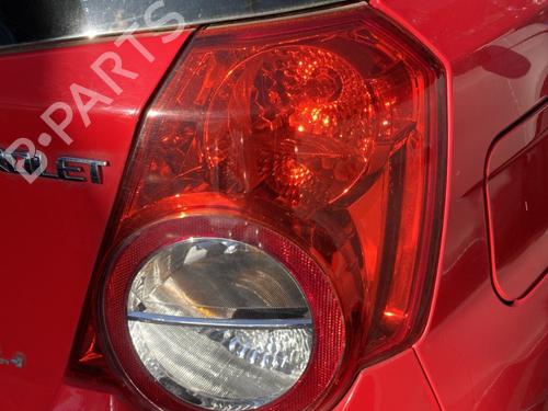 Used Right taillight CHEVROLET AVEO / KALOS Hatchback (T250, T255) 1.2 LPG (84 hp) 29182199