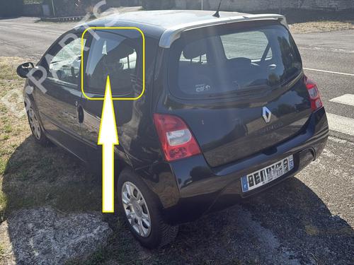 Luna custodia trasera izquierda RENAULT TWINGO II (CN0_) 1.5 dCi (CN0E) (64 hp) 29193839