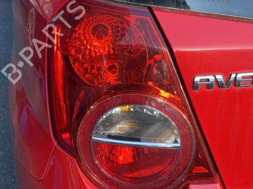 Used Left taillight CHEVROLET AVEO / KALOS Hatchback (T250, T255) 1.2 LPG (84 hp) 29182200