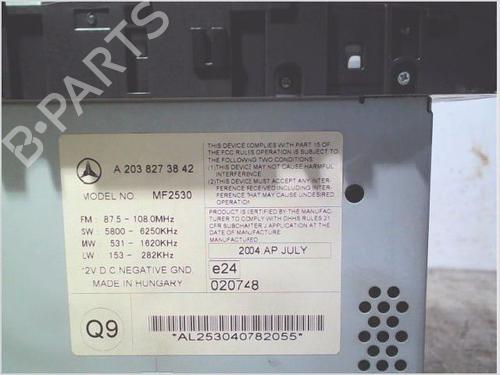 Radio MERCEDES-BENZ C-CLASS Coupe (CL203) C 220 CDI (203.706) | BP27283985E6 