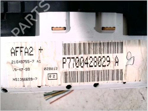 Display RENAULT CLIO II (BB_, CB_) 1.6 (B/CB0D, BB00) | BP26111163C48 