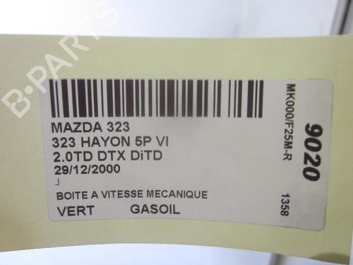 Gearbox MAZDA 323 F VI Hatchback (BJ) 2.0 TD | BP26066371M3 