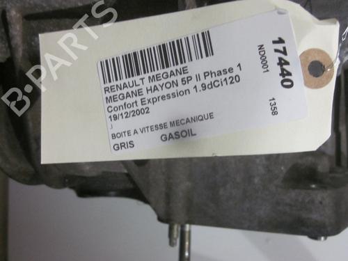 Gearbox RENAULT MEGANE II (BM0/1_, CM0/1_) 1.9 dCi (BM0G, CM0G) | BP26069079M3 