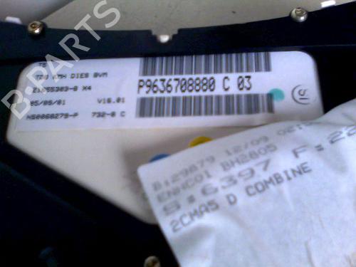 instrument-cluster-peugeot-307-3ac-2000-2001-2002-2003-2004-2005-2006-2007-2008-2009-2010-2011-2012-26083873 main image