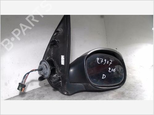 Used Right mirror PEUGEOT 206 Hatchback (2A/C) 1.4 i (75 hp) 26098615