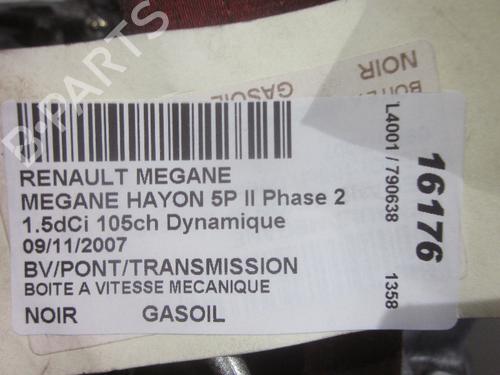 Gearbox RENAULT MEGANE II (BM0/1_, CM0/1_) 1.5 dCi (BM1E, CM1E) | BP26065355M3 
