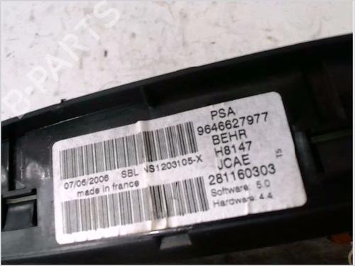 Climate control PEUGEOT 307 SW (3H) 1.6 HDI 90 | BP26105600I5 