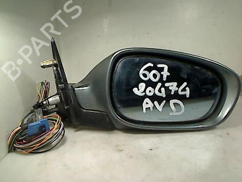 Right mirror PEUGEOT 607 (9D, 9U) 2.2 HDi | BP26075754C27