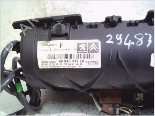 Display monitor PEUGEOT 3008 I MPV (0U_) 1.6 HDi | BP26115349C48 