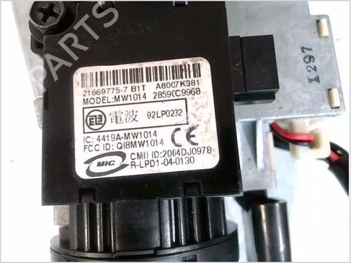 Ignition barrel NISSAN QASHQAI / QASHQAI +2 I (J10, NJ10, JJ10E) 1.5 dCi | BP27501317M48 