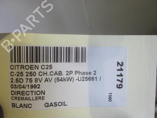 Steering rack CITROËN C25 Platform/Chassis (280_, 290_) 2.5 D | BP29527458M22 