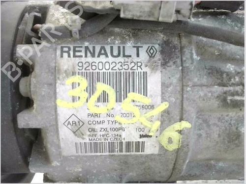 AC compressor RENAULT CAPTUR I (J5_, H5_) 1.5 dCi 90 (J5N4, J5M5, J5MW, J5M6, J5AL, J5AJ) | BP27433593M34 