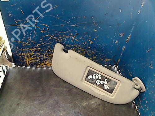 Used Right sun visor PEUGEOT 206 Hatchback (2A/C) 2.0 HDI 90 (90 hp) 26104804