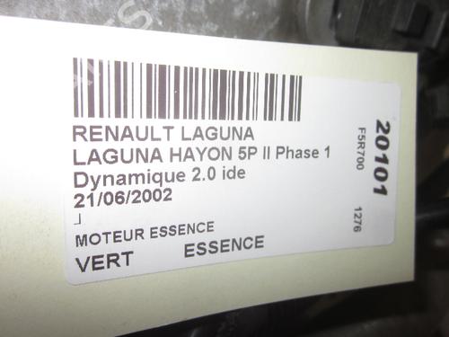 Engine RENAULT LAGUNA II (BG0/1_) 2.0 16V IDE (BG0N) | BP26070149M1 