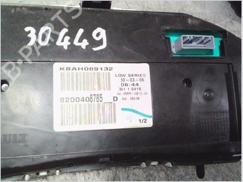 Instrument cluster RENAULT MEGANE II (BM0/1_, CM0/1_) 1.5 dCi (BM1F, CM1F) | BP26114423C47 
