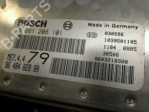 Computer motormanagement PEUGEOT 206 Hatchback (2A/C) 1.6 16V | BP26063912M57 