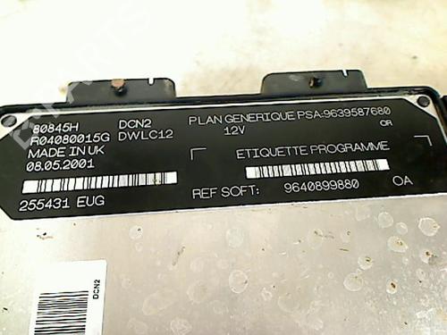 Engine control unit (ECU) PEUGEOT 206 Hatchback (2A/C) 1.9 D | BP26102408M57 