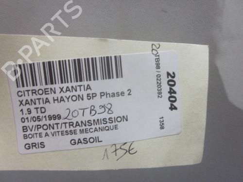 Gearbox CITROËN XANTIA (X1_, X2_) 2.0 HDI 90 | BP28323529M3 