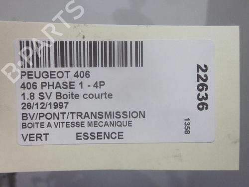 Gearbox PEUGEOT 406 (8B) 1.8 16V | BP29332771M3