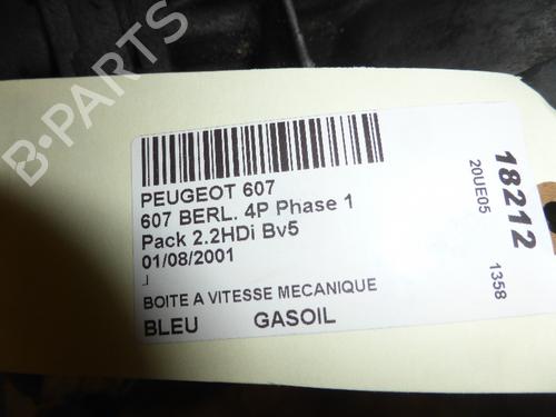 Gearbox PEUGEOT 607 (9D, 9U) 2.2 HDi | BP26065740M3 