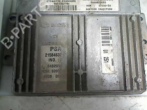 Engine control unit (ECU) PEUGEOT 206 Hatchback (2A/C) 1.4 i | BP26073643M57 