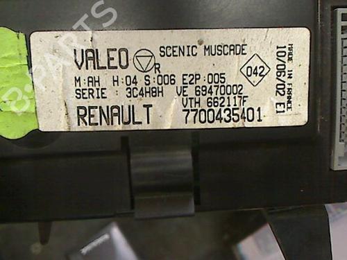 Airco bedieningspaneel RENAULT SCÉNIC I MPV (JA0/1_, FA0_) 1.9 dCi (JA05, JA1F) | BP26115977I5 