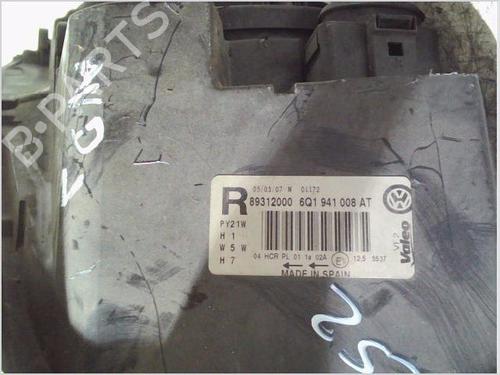Right headlight VW POLO (9N_, 9A_) 1.4 TDI | BP26114804C29 