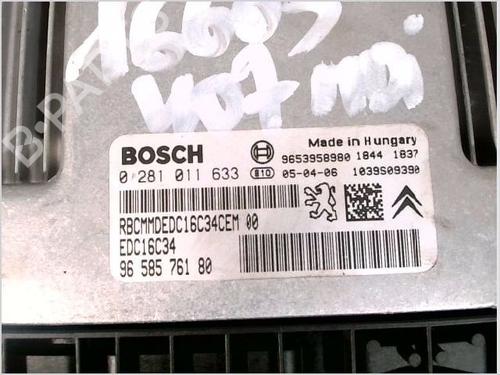 Engine control unit (ECU) PEUGEOT 407 (6D_) 1.6 HDi 110 (6D9HZC, 6D9HYC) | BP30664955M57 - Image 5
