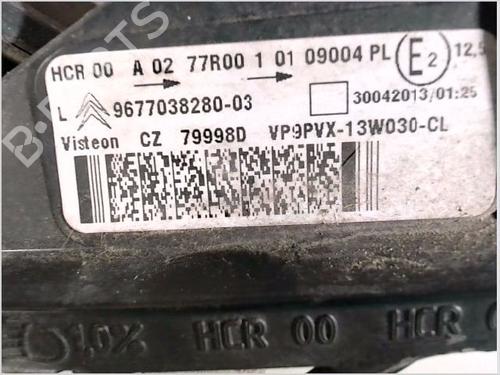 Scheinwerfer links CITROËN BERLINGO MULTISPACE (B9) 1.6 HDi 90 | BP26104614C28 