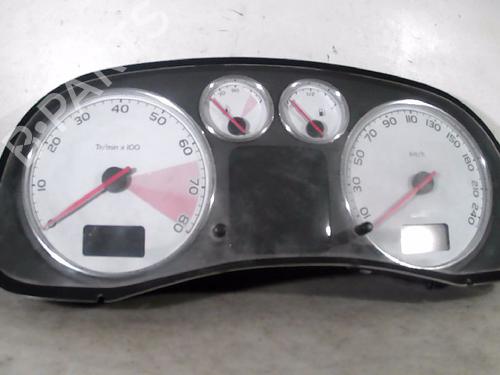 Used Instrument cluster PEUGEOT 307 CC (3B) 1.6 16V (110 hp) 26093963