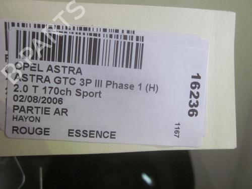 Bakluke CC/Kombi-Kupé OPEL ASTRA H GTC (A04) 2.0 Turbo (L08) | BP26106342C6 