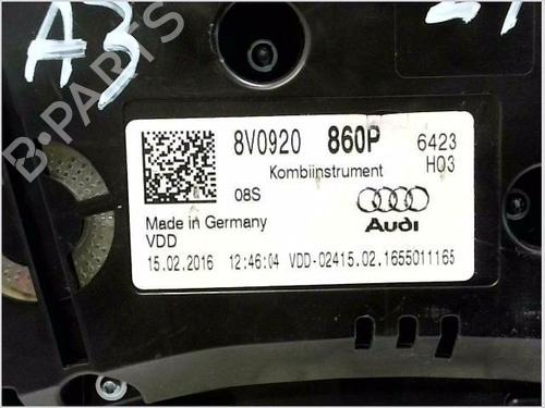 Instrument cluster AUDI A3 Sportback (8VA, 8VF) 1.6 TDI | BP28324875C47 