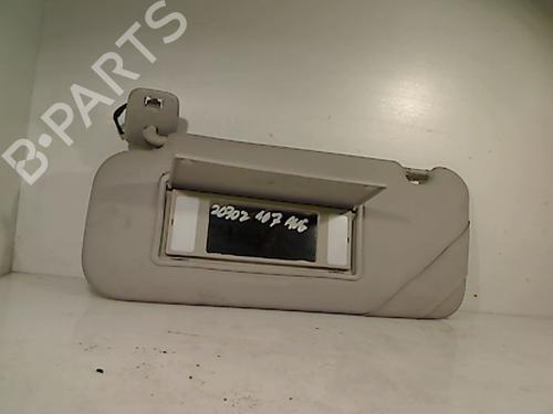 Used Left sun visor PEUGEOT 407 (6D_) 2.0 HDi 135 (6DRHRH, 6DRHRE, 6DRHRG, 6DRHRJ) (136 hp) 26087587