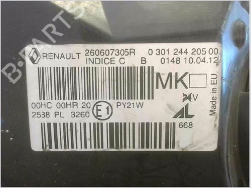 Left headlight RENAULT MEGANE III Hatchback (BZ0/1_, B3_) 1.5 dCi (BZ09, BZ0D, BZ1W, BZ29, BZ14) | BP39411624C28 - Image 3