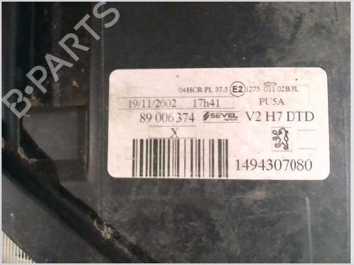 Right headlight PEUGEOT 807 (EB_) 2.0 HDi | BP26110358C29 