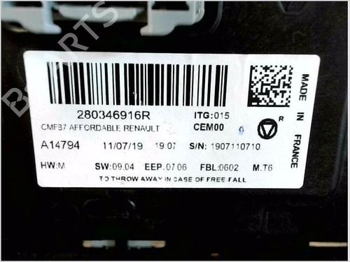 Display monitor RENAULT CLIO V (B7_) 1.0 TCe 100 (B7MT) | BP40512813C48 - Image 4