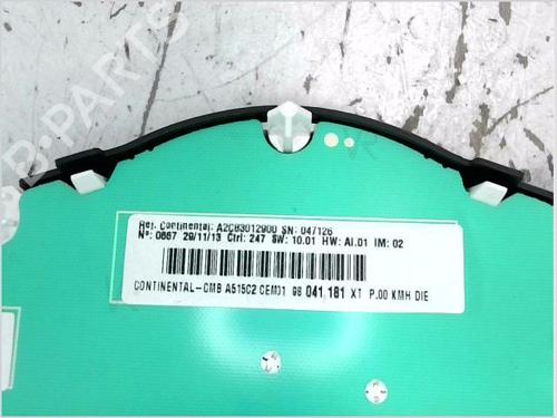 Instrument cluster CITROËN C3 II (SC_) 1.4 HDi 70 (SC8HZC, SC8HR0, SC8HP4) | BP27619873C47 