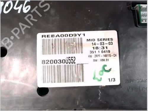 Display monitor RENAULT MEGANE II (BM0/1_, CM0/1_) 1.9 dCi (BM0G, CM0G) | BP26110020C48 