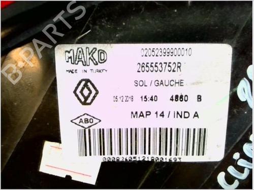 Left taillight RENAULT CLIO IV (BH_) 1.5 dCi 90 | BP29504313C34 