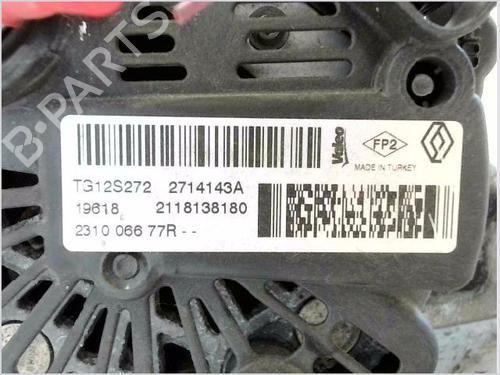 Alternator RENAULT CLIO IV (BH_) 0.9 TCe 75 (BHNP) | BP28479800M7