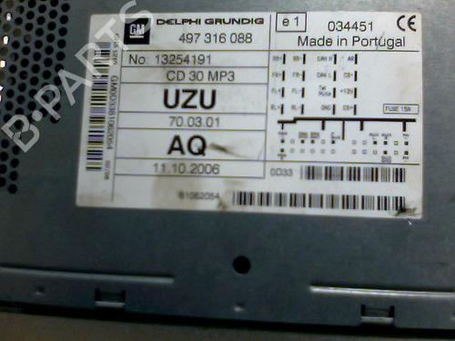 Radio OPEL CORSA D (S07) 1.4 LPG (L08, L68) | BP26072193E6 