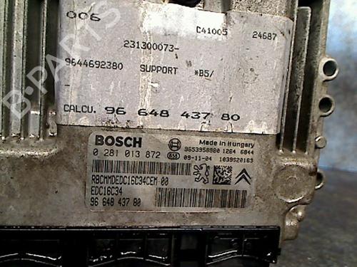 Engine control unit (ECU) CITROËN C4 I (LC_) 1.6 HDi | BP26057527M57 - Image 2