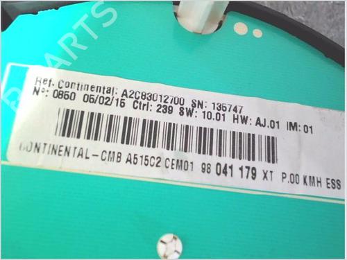 Instrument cluster CITROËN C3 II (SC_) 1.0 VTi 68 | BP39975140C47 - Image 3