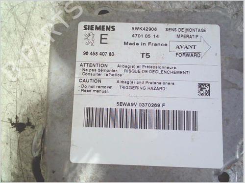 ECU airbags PEUGEOT 307 (3A/C) 1.6 16V | BP26118954M53 