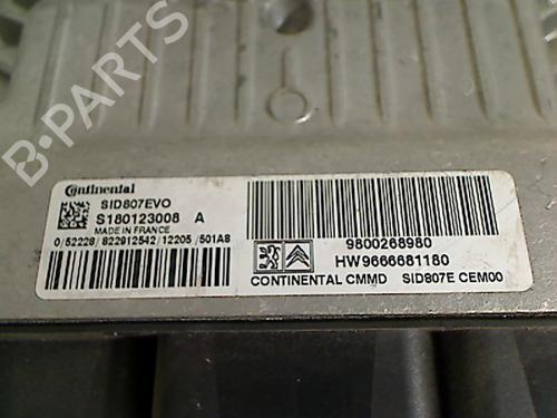 Engine control unit (ECU) PEUGEOT 208 I (CA_, CC_) 1.6 HDi | BP30113395M57 