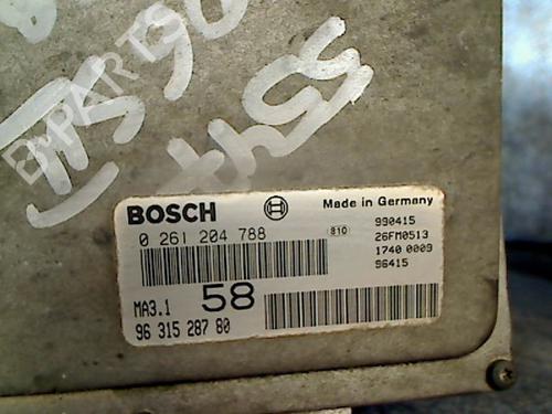 Used Engine control unit (ECU) PEUGEOT 106 II (1A_, 1C_) 1.1 i (60 hp) 28535308