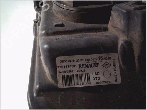 Right headlight RENAULT LAGUNA II Grandtour (KG0/1_) 1.9 dCi (KG0G) | BP26060318C29 