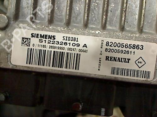 Engine control unit (ECU) RENAULT SCÉNIC II (JM0/1_) 1.5 dCi (JM1E, JM16) | BP26085923M57 