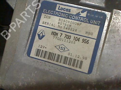 Engine control unit (ECU) RENAULT CLIO II Hatchback Van (SB0/1/2_) 1.9 D (SB0E) | BP26084243M57 