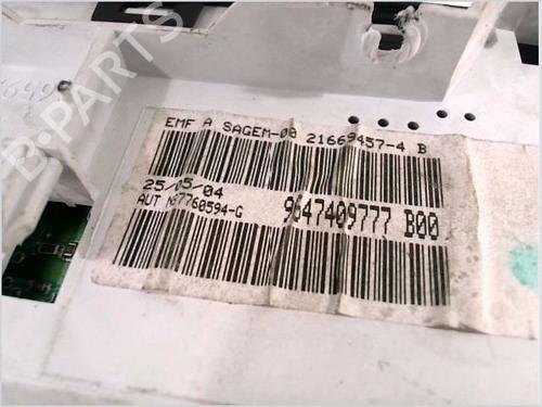 Display monitor PEUGEOT 206 Hatchback (2A/C) 1.4 HDi eco 70 | BP26107425C48 